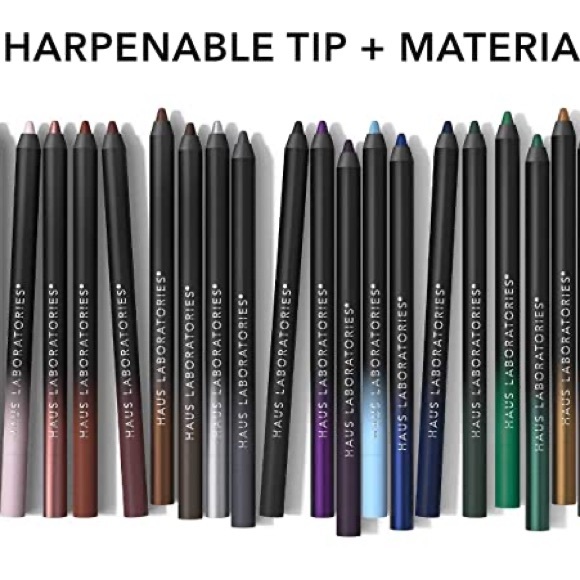 Haus Labs 2-PK EYE-DENTIFY Gel Sharpenable Pencil Eyeliner assorted shades New - Picture 2 of 13
